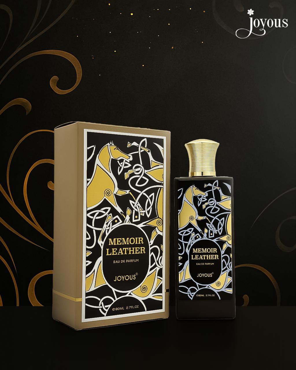 MEMOIR LEATHER Eau de Parfum 100ml – Premium Long-Lasting Leather Fragrance, 12-14 Hour Wear