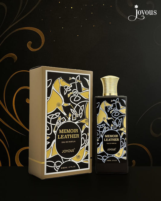 MEMOIR LEATHER Eau de Parfum 100ml – Premium Long-Lasting Leather Fragrance, 12-14 Hour Wear