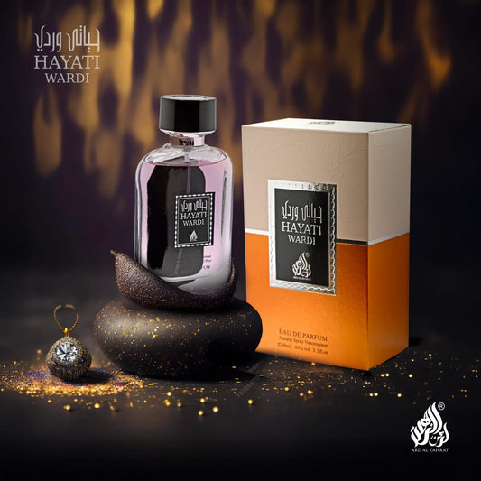 HAYATI WARDI 100 ML – Eau de Parfum Floral & Romantic Natural Spray, 6-7 Hour Long-Lasting Fragrance