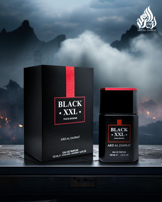 BLACK XXL POUR HOMME 100 ML – Eau de Parfum Bold & Masculine Natural Spray, 6-7 Hour Long-Lasting Fragrance