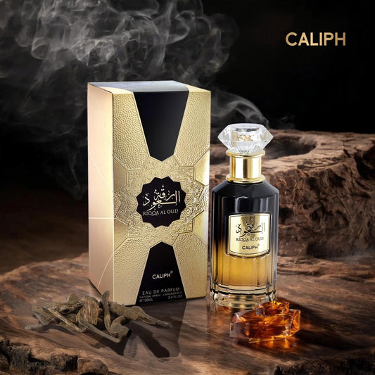 RIQQA AL OUD Eau de Parfum 100ml – Luxurious Oriental Oud Fragrance, 12-14 Hour Long-Lasting Scent