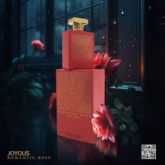 Romantic Rose Eau de Parfum 100ml – Elegant & Fresh Floral Fragrance, 12-14 Hour Long-Lasting Scent