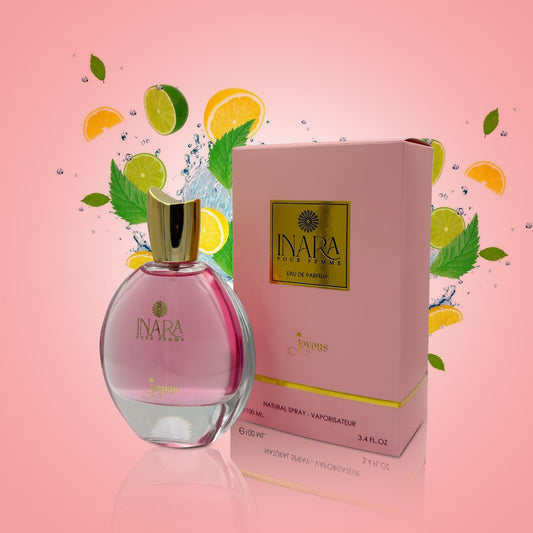 INARA POUR FEMME Eau de Parfum 100ml – Elegant & Sensual Floral Fragrance for Women, 12-14 Hour Long-Lasting Scent